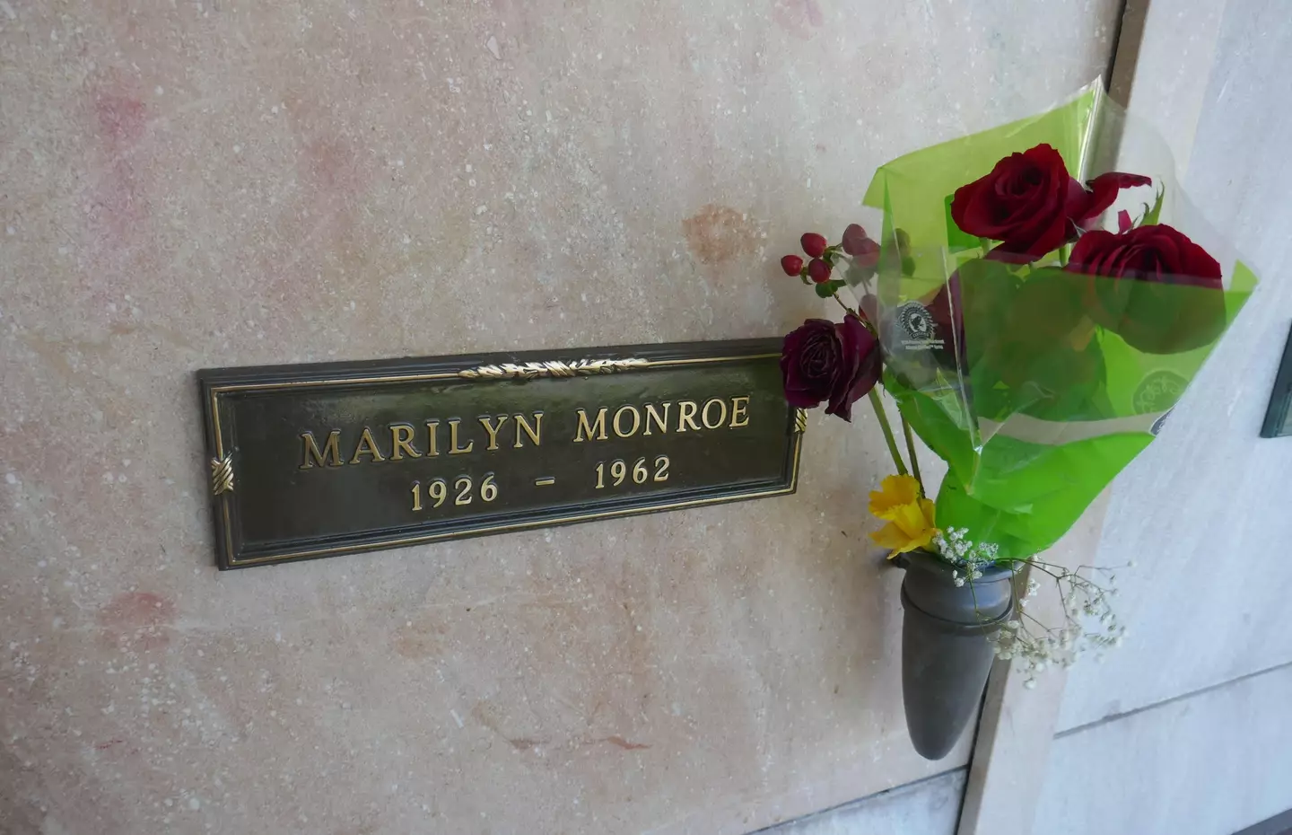 Marilyn Monroe's grave Pierce Brothers Westwood Village Memorial Park.