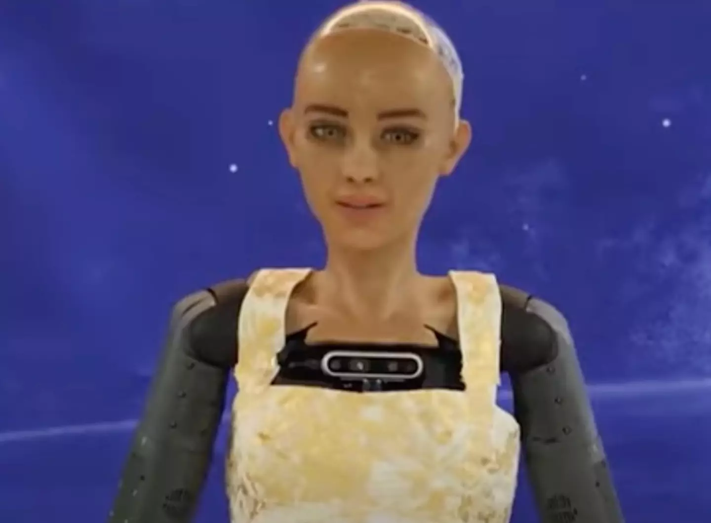 Sophia says robots will make better leaders.