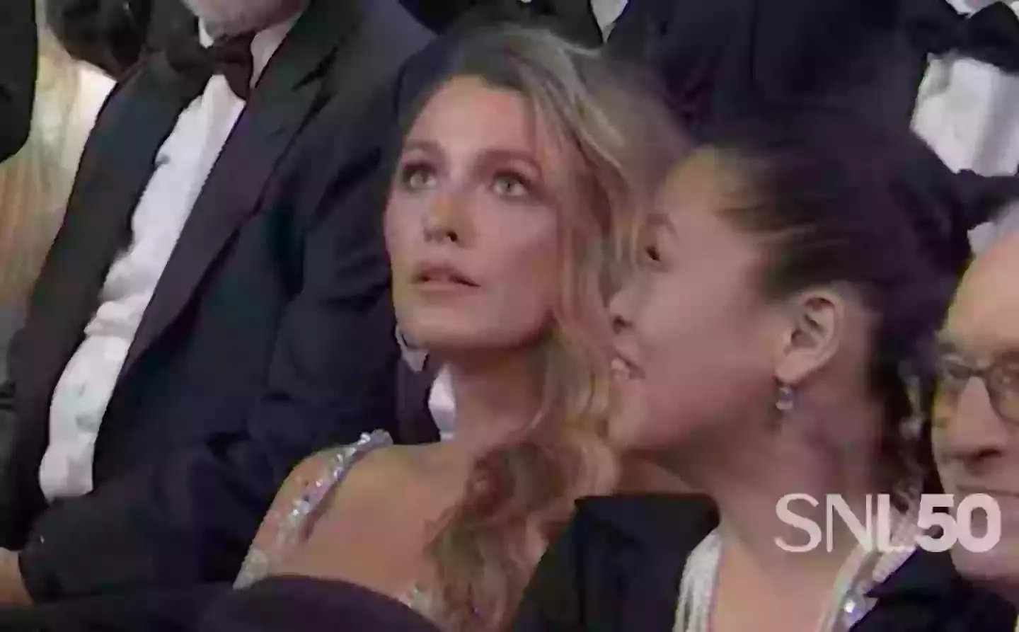 Blake Lively's body language during SNL 50 has been analyzed (NBC)