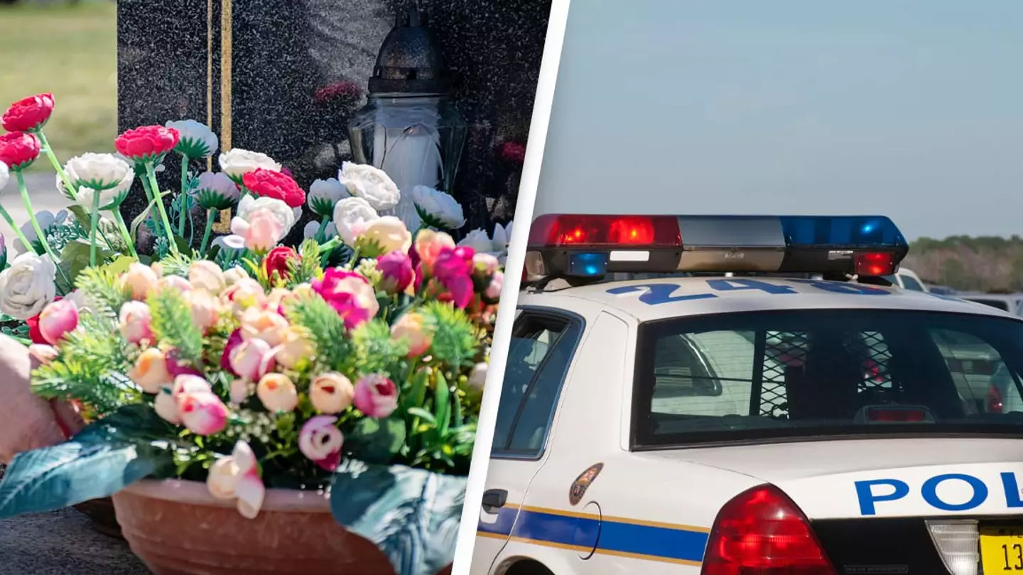 Man Arrested After Placing Flowers On Grave