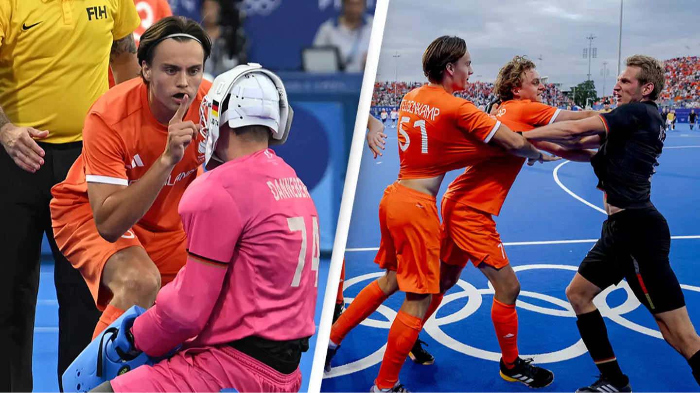 Fans demand disqualification after Olympic final erupts into 'embarrassing' mass brawl
