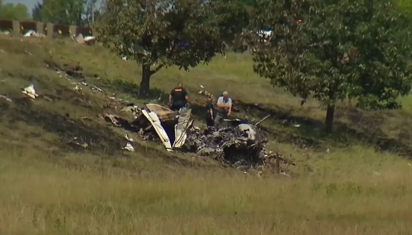 The plane crashed around 15 miles out from Niagara Falls. (WIVBTV)