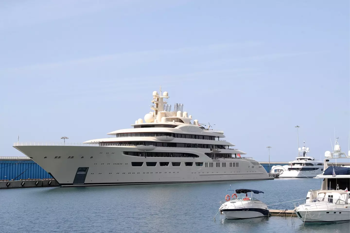 The Dilbar has been seized by German authorities.