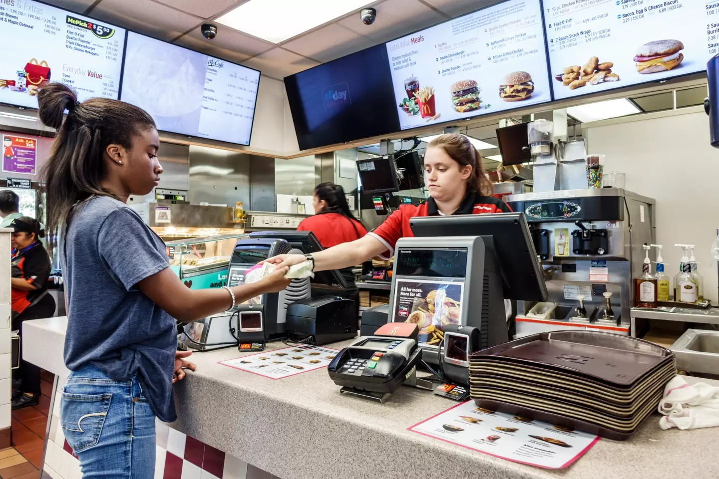 The fast-food restaurant charges for packets to prevent the system being abused