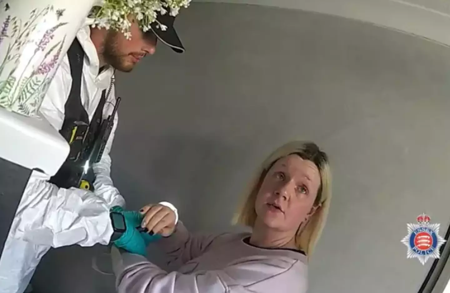 Ginny when she was arrested in 2023 'instantly confessed' (Essex Police)