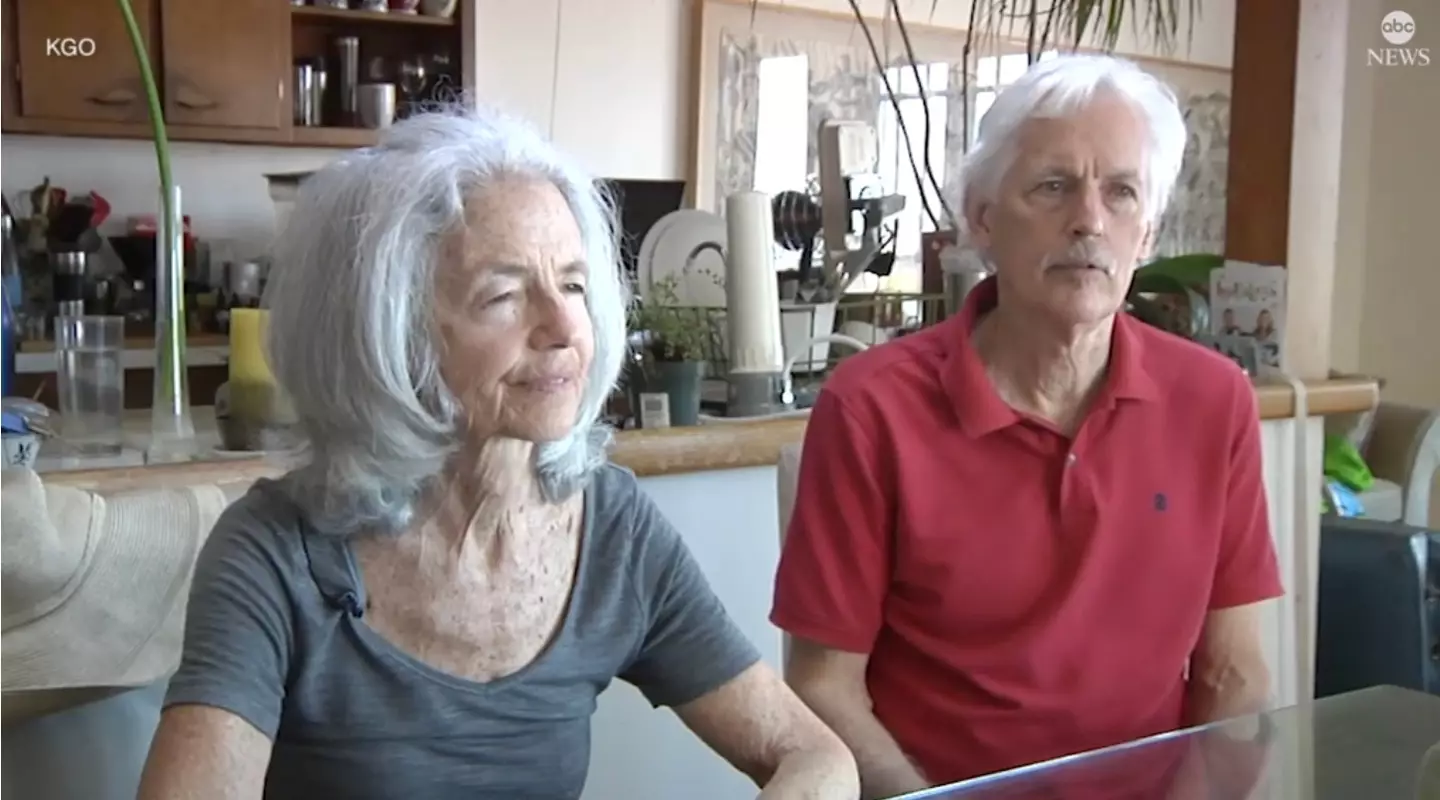 Judy and Ed Craine were shocked after finding out they were fined $1,542 for parking on their own driveway.