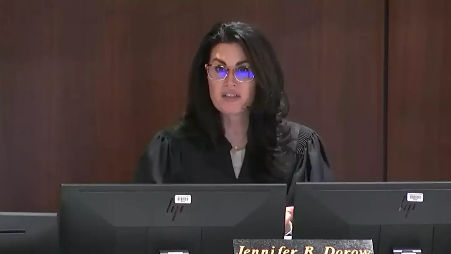 Brooks continued to argue with Judge Dorow (pictured).