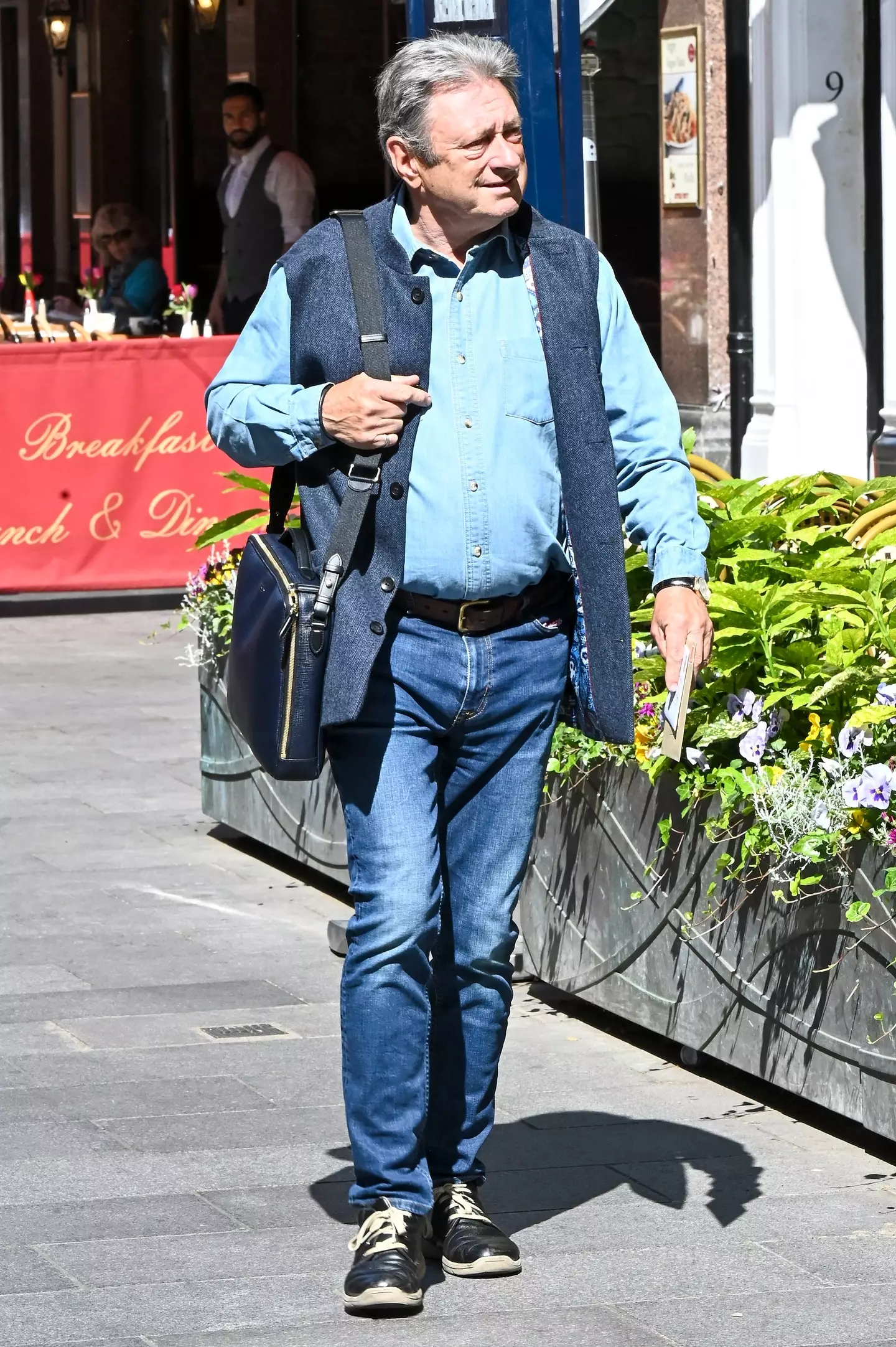 Like many gardeners, Alan Titchmarsh is a fan of denim jeans... but that's a big no-go in North Korea (MEGA/GC Images)