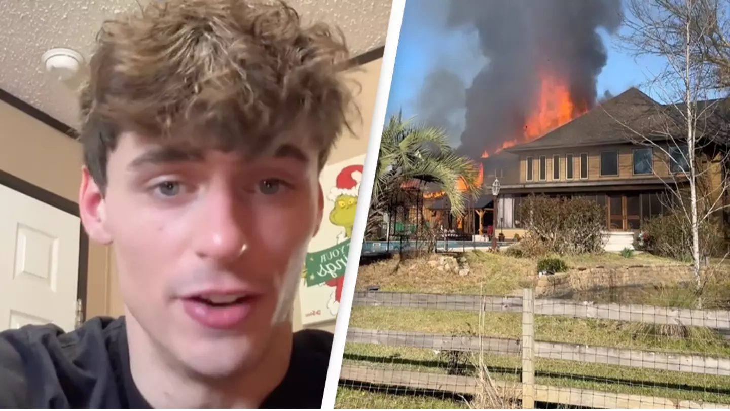 NoahGlennCarter hits back at people joking about his house burning down
