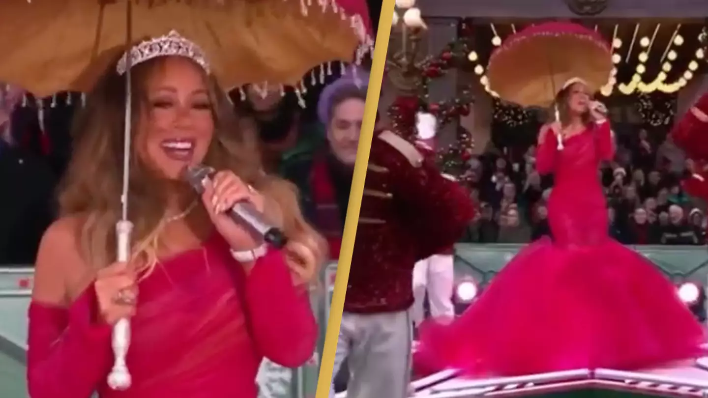 Mariah Carey accused of lip-syncing iconic song at Thanksgiving Day parade