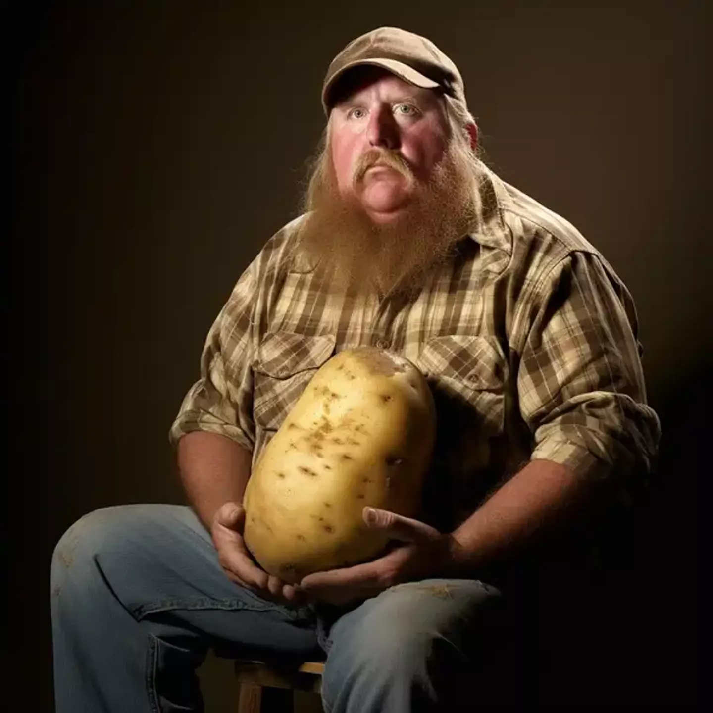 That's a pretty big spud you got there, bud.