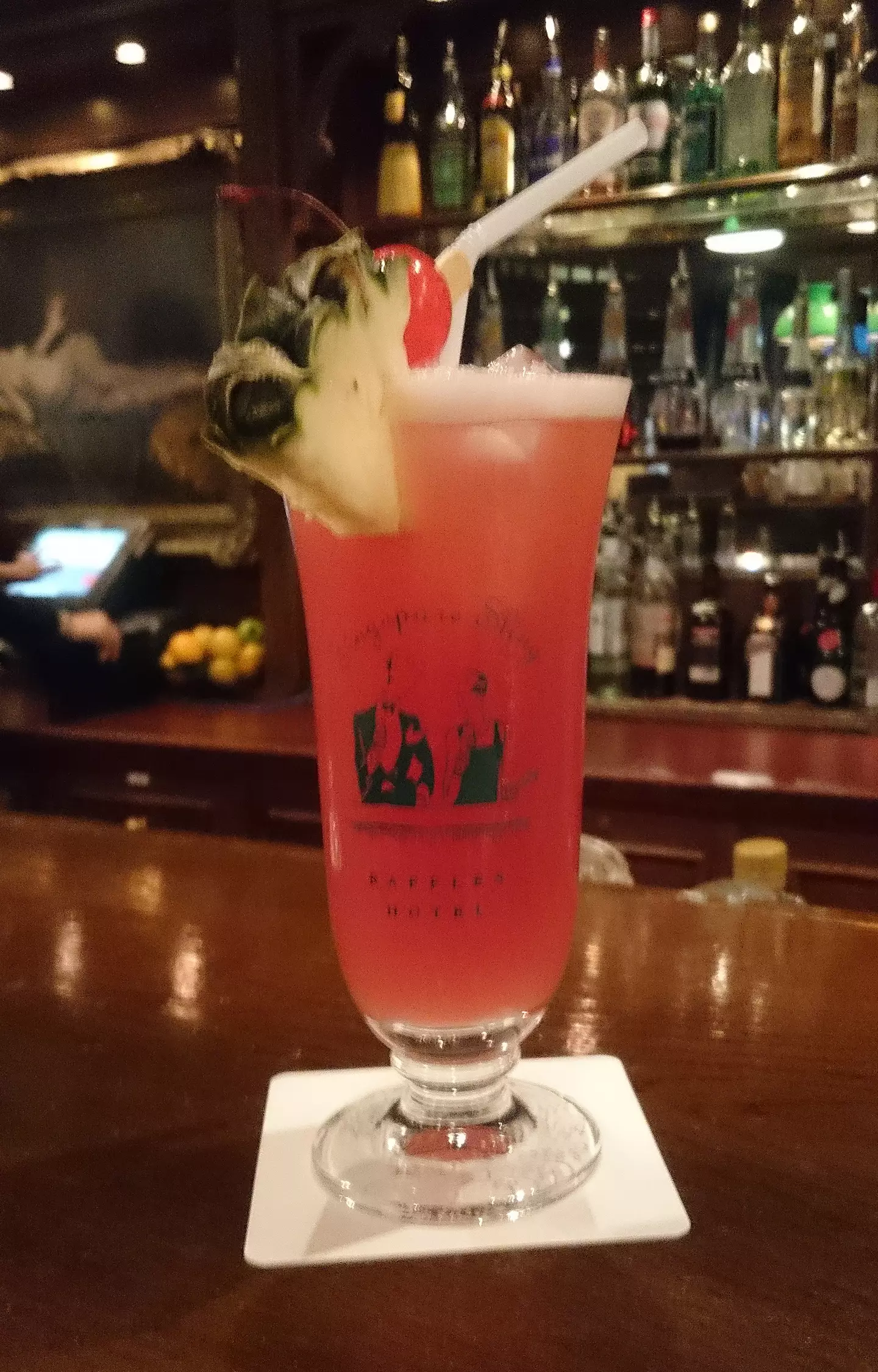 The famous drink was invented at Raffles Hotel in 1915.