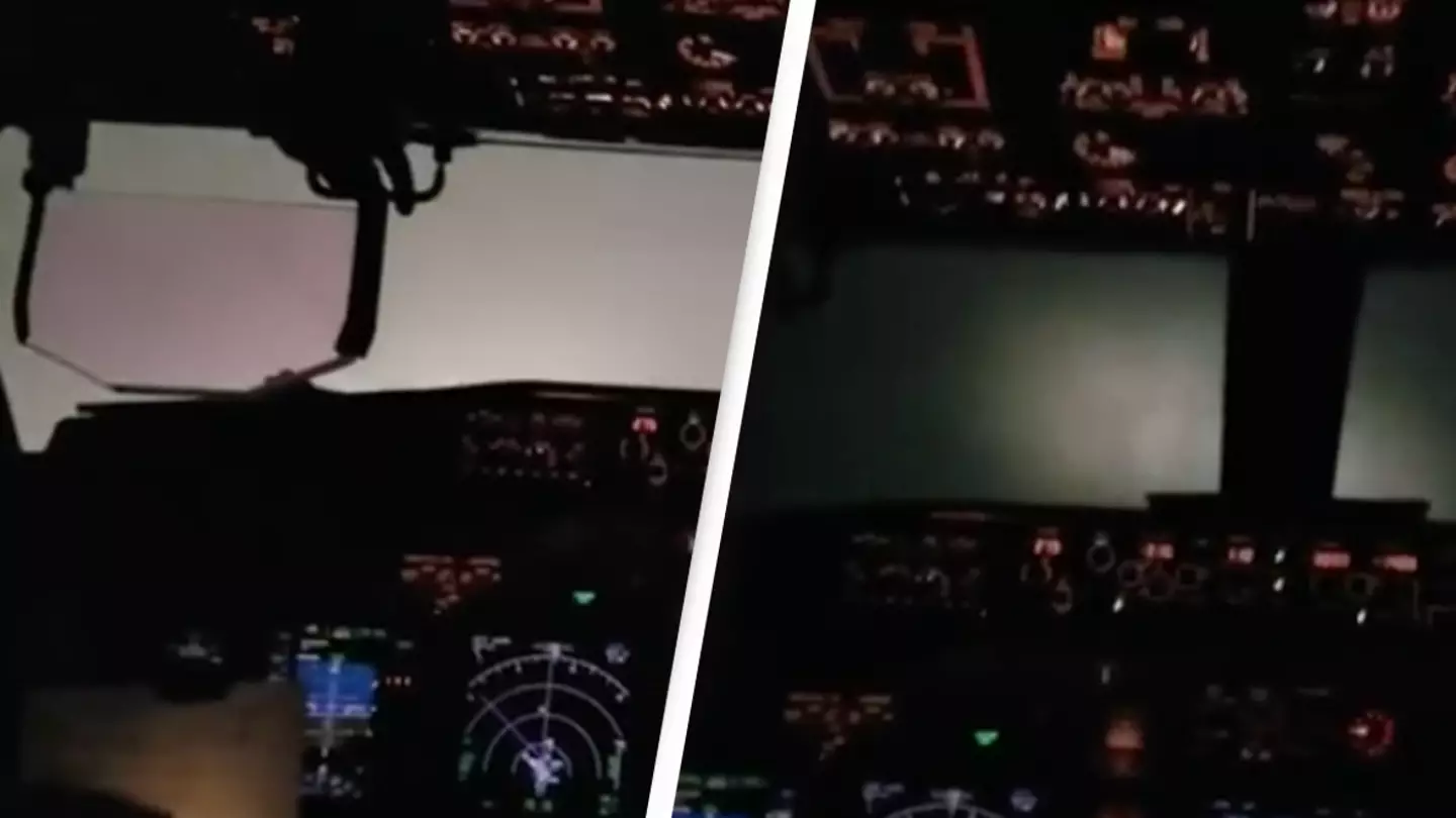 Pilot’s view during turbulence leaves people vowing to never fly again