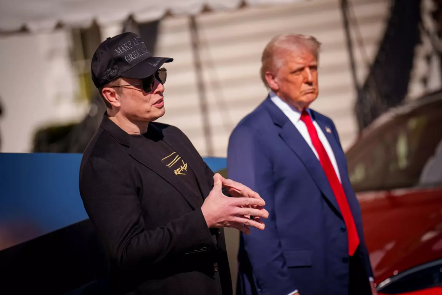Elon Musk has resigned from his post as head of the Department of Government Efficiency days before his time in office was due to come to an end this year, with rumors of an alleged rift taking place between President Donald Trump and the billionaire (Andrew Harnik/Getty Images)