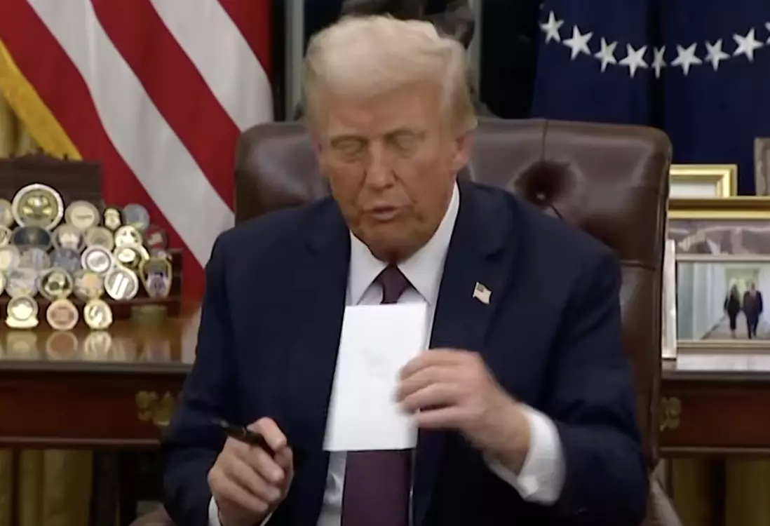 Donald Trump received a letter from Joe Biden (YouTube/Forbes Breaking News)