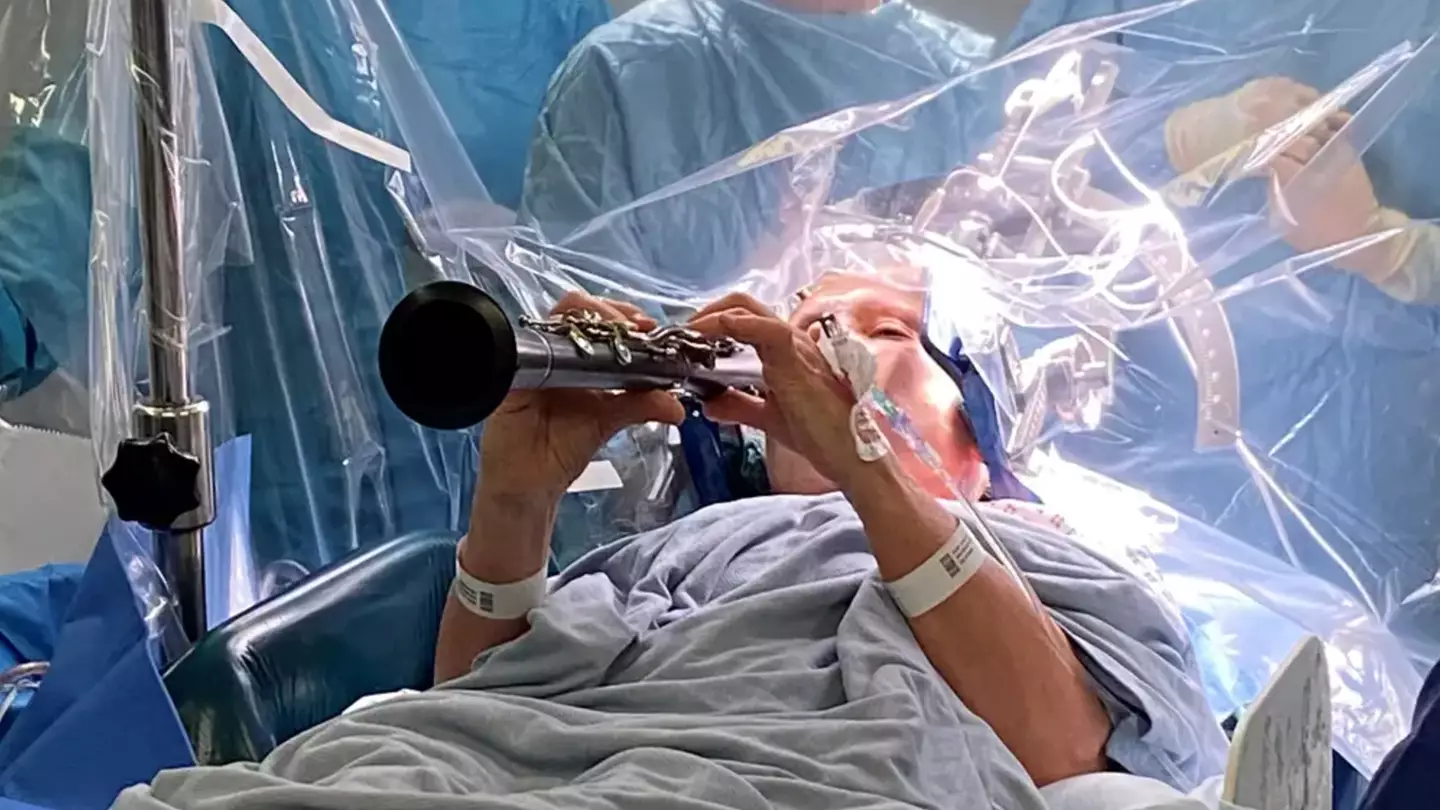 How woman astonishingly played the clarinet during her four-hour brain surgery