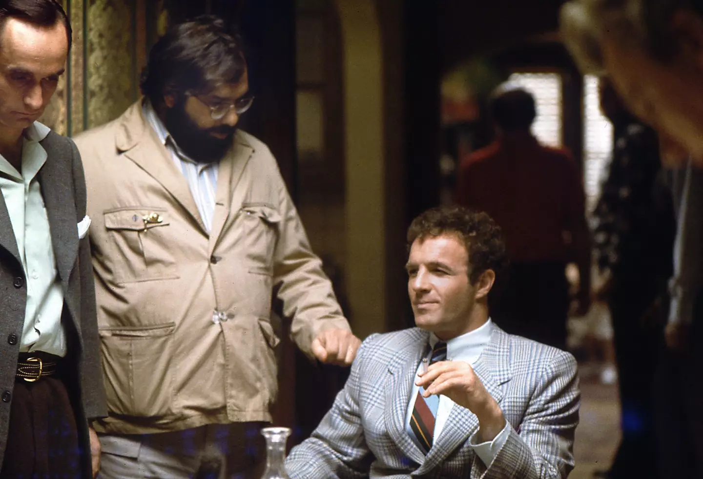 Actor James Caan alongside Godfather director Francis Ford Coppola.