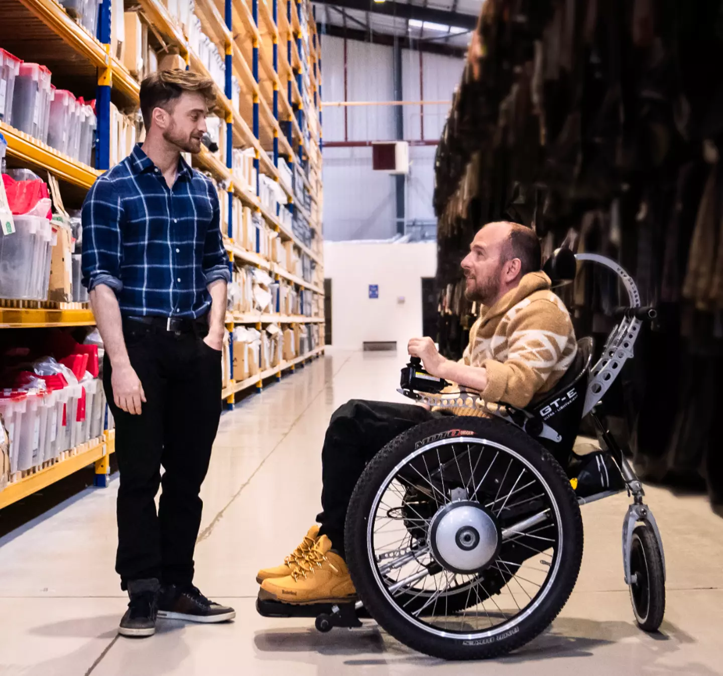 Daniel Radcliffe described Holmes as 'extraordinary'.