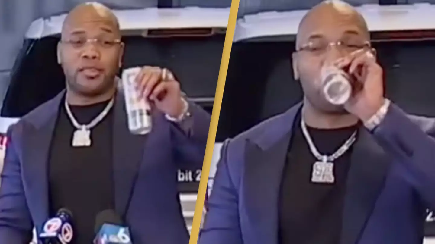 Flo Rida enjoys a sip of Celsius after winning $82 million from them