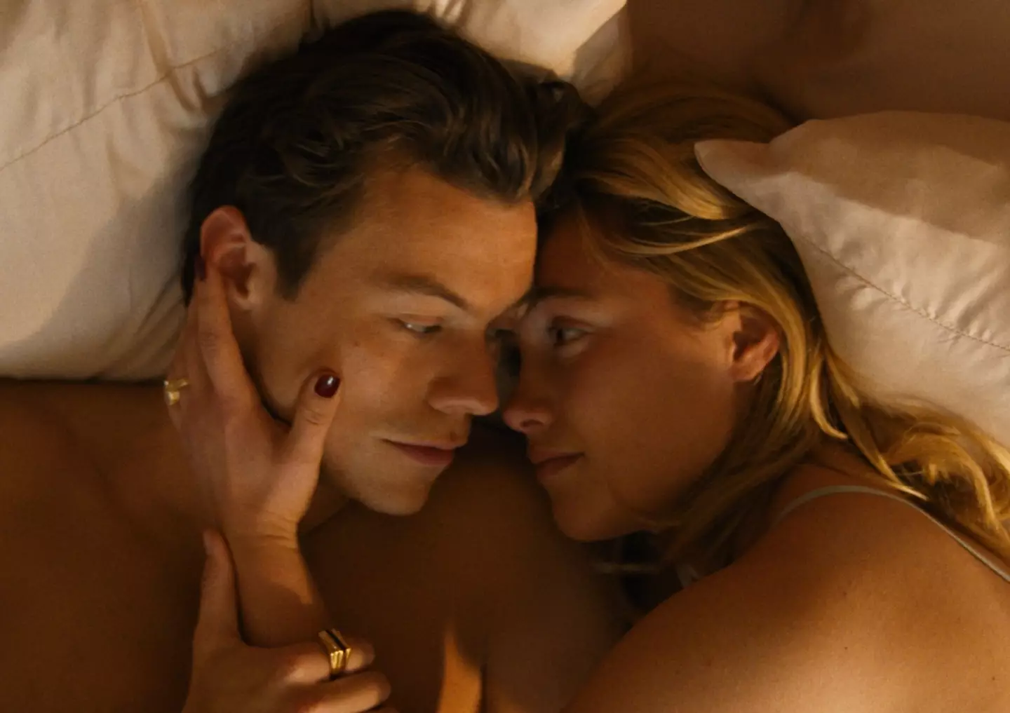 Harry Styles was cast in the lead role opposite Florence Pugh after LaBeouf left.