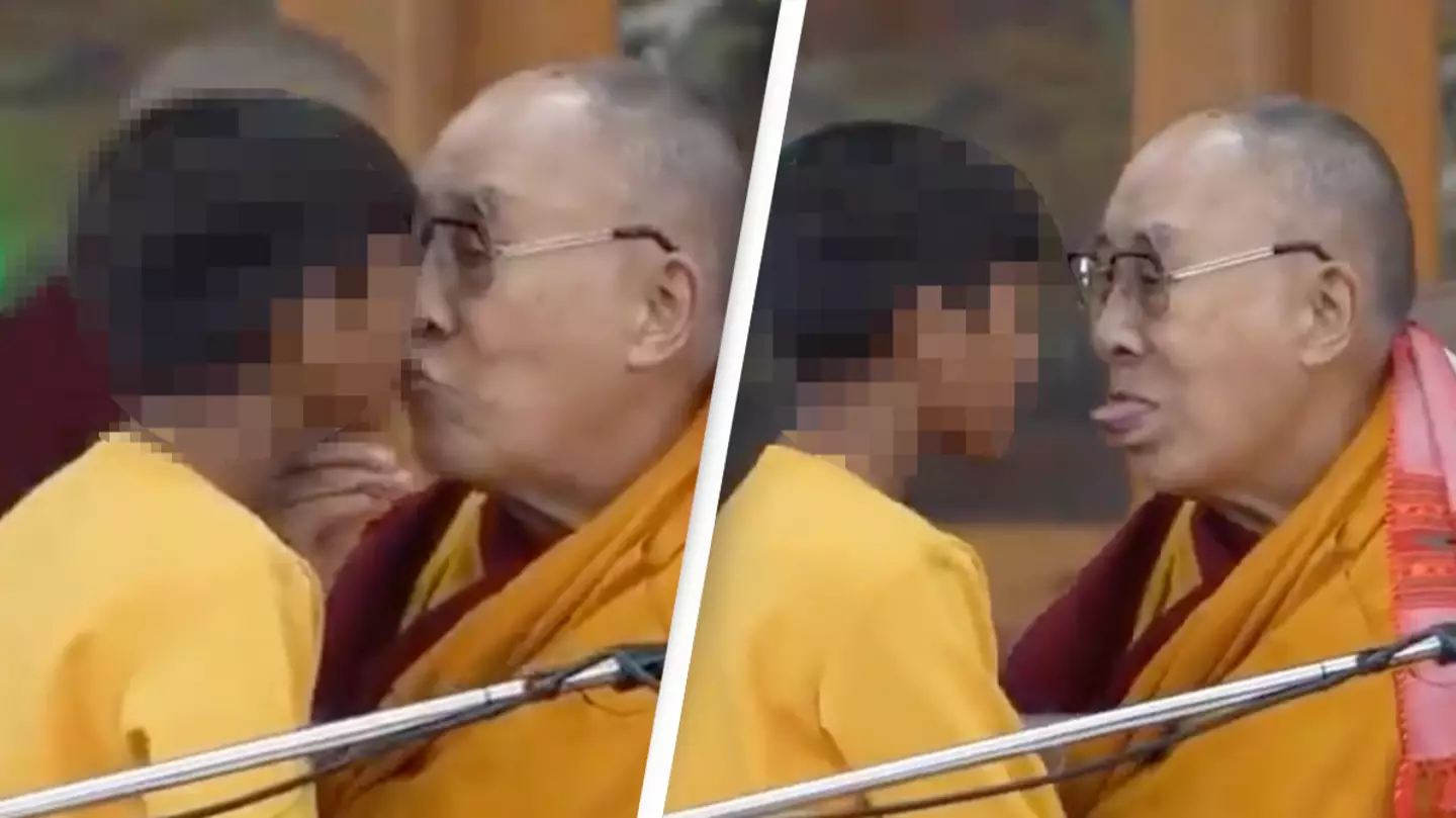 Dalai Lama apologizes for kissing boy and asking him to 'suck his tongue'