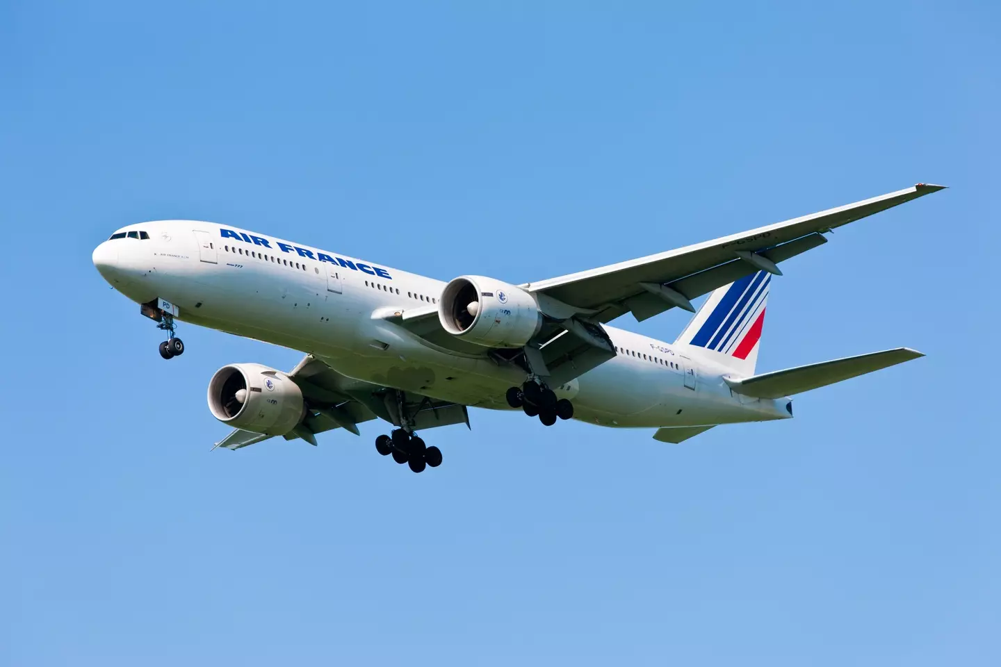 The Boeing 777 was forced to abort its landing due to a technical issue (Alamy)