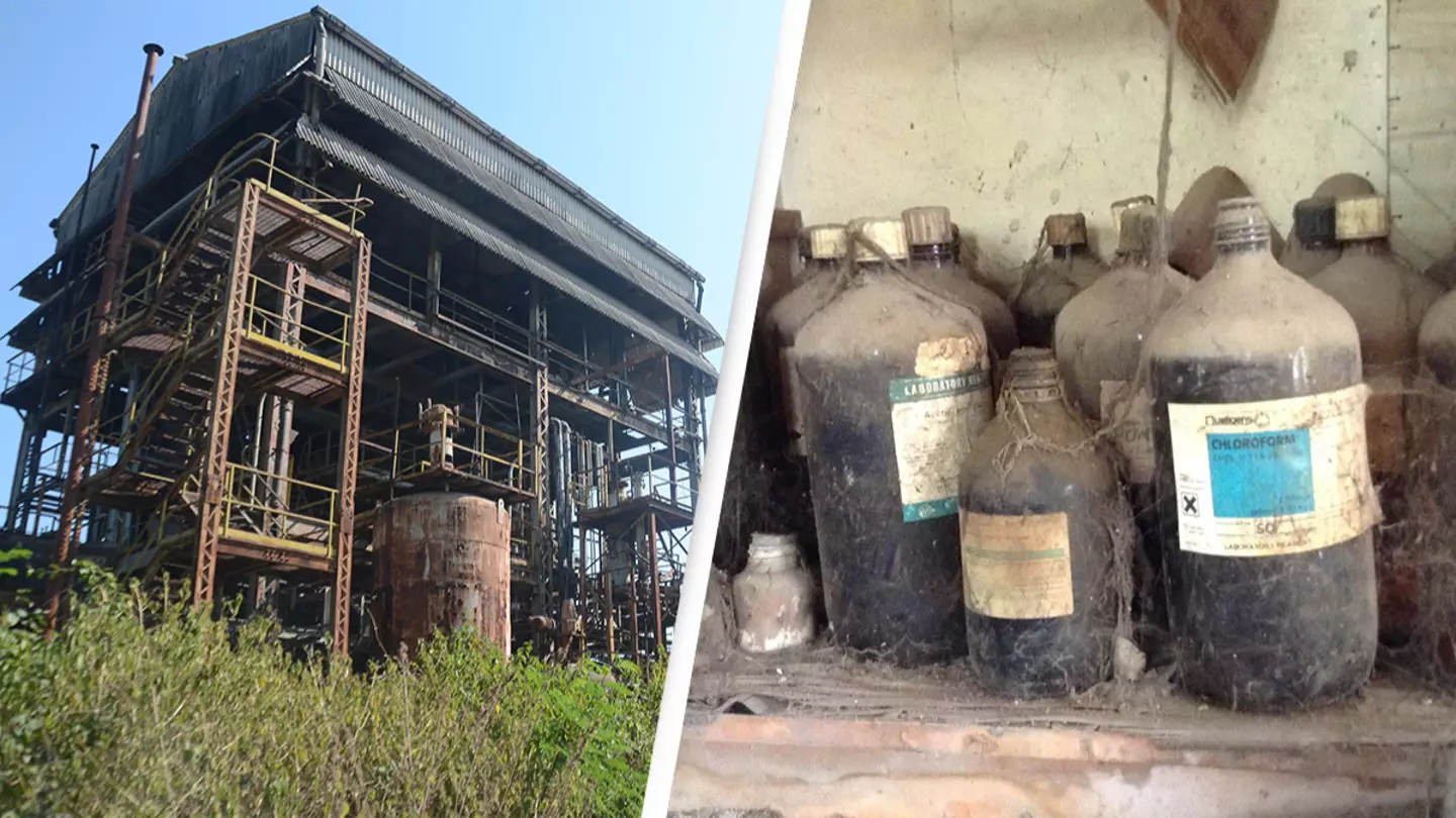 Chilling pictures show remains of plant with deadly gas leak that killed 15,000+ people