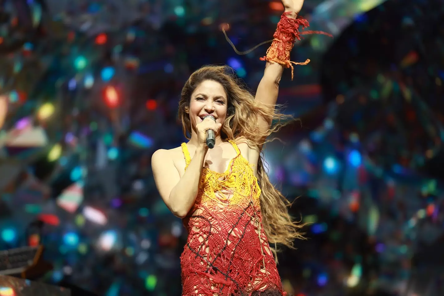 Shakira surprised audiences at the 2024 Coachella Festival. (Matt Winkelmeyer/ Getty Images for Coachella) 