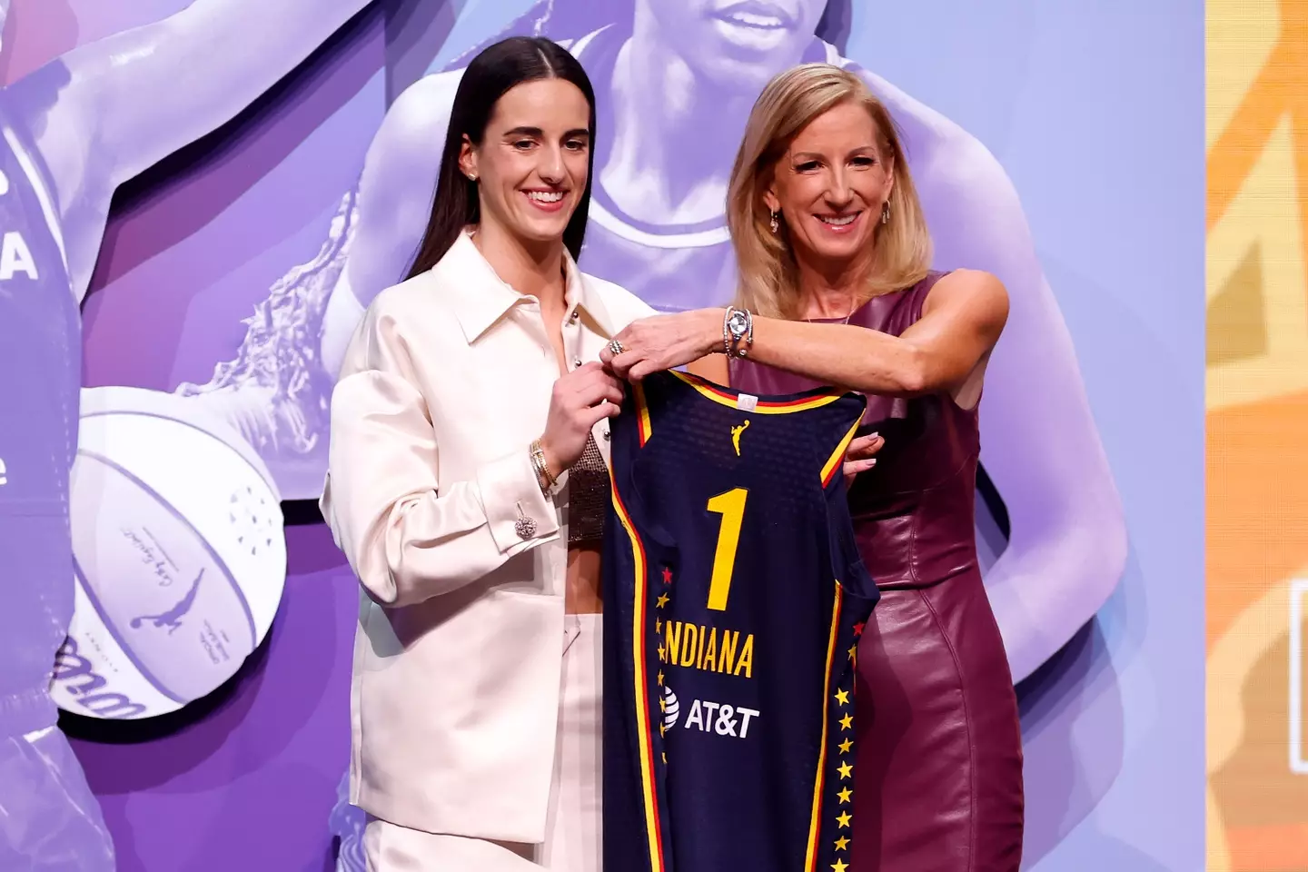 Caitlin Clark has had to deal with lots of criticism on social media before even playing her first WNBA game. (Sarah Stier/Getty Images)