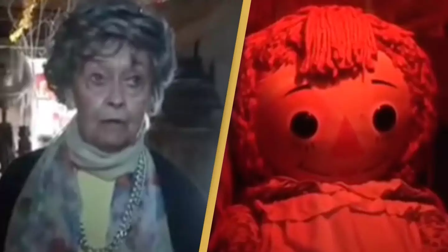 Woman takes cameras into attic to show creepy doll which inspired Annabelle from The Conjuring