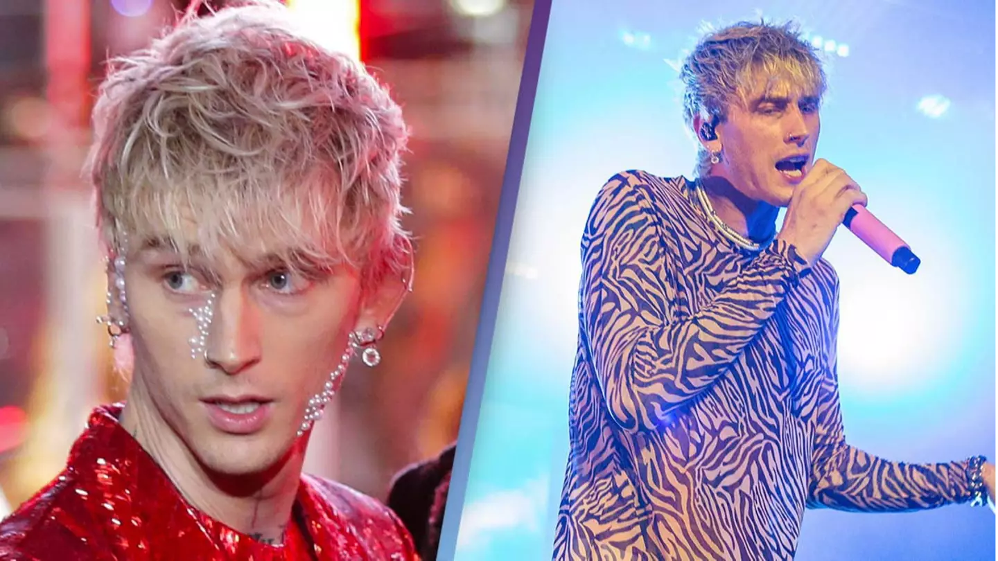 Machine Gun Kelly Groped By Fan During Concert