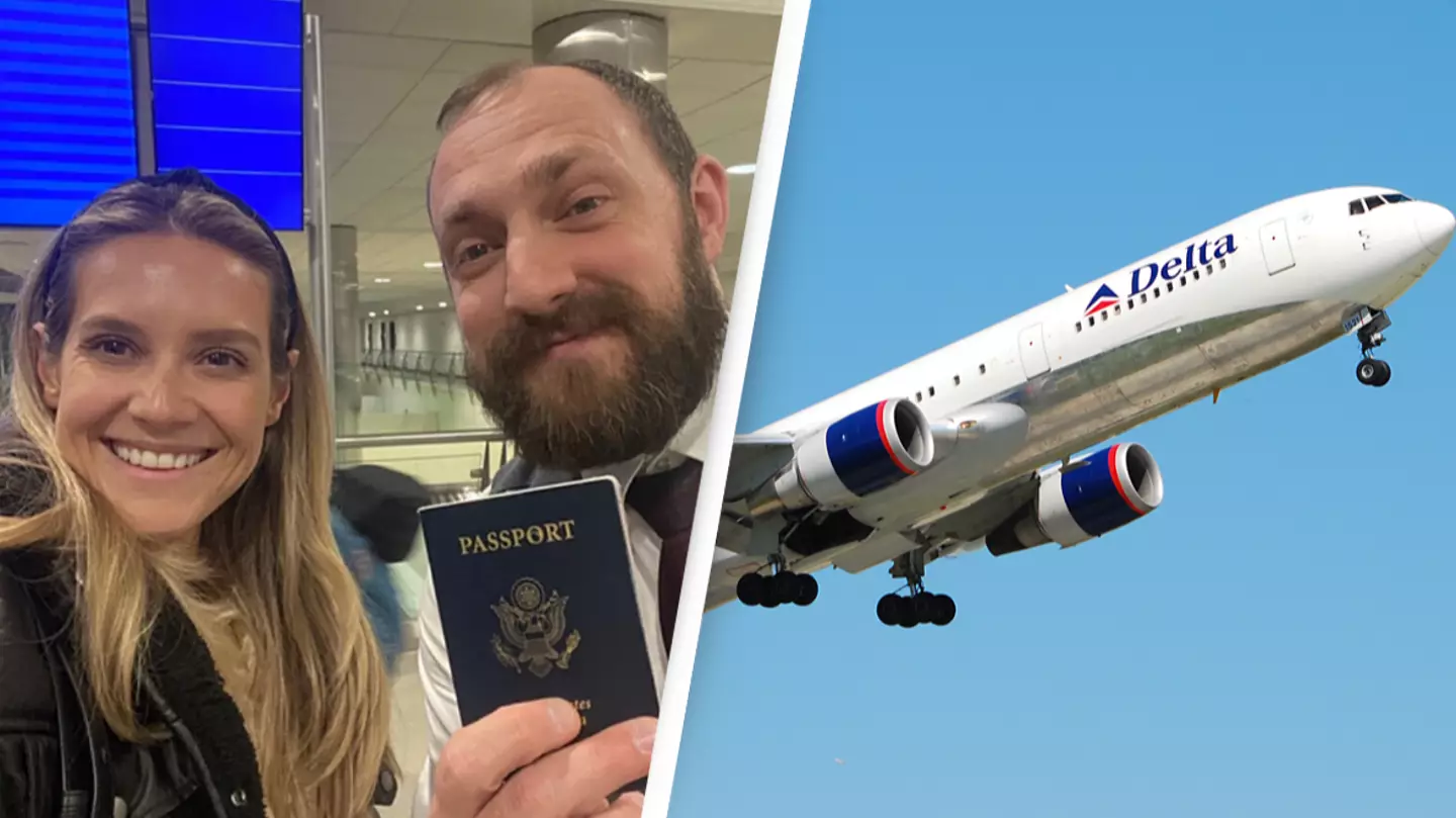 Flight attendant saves couple's honeymoon after wife leaves passport at home