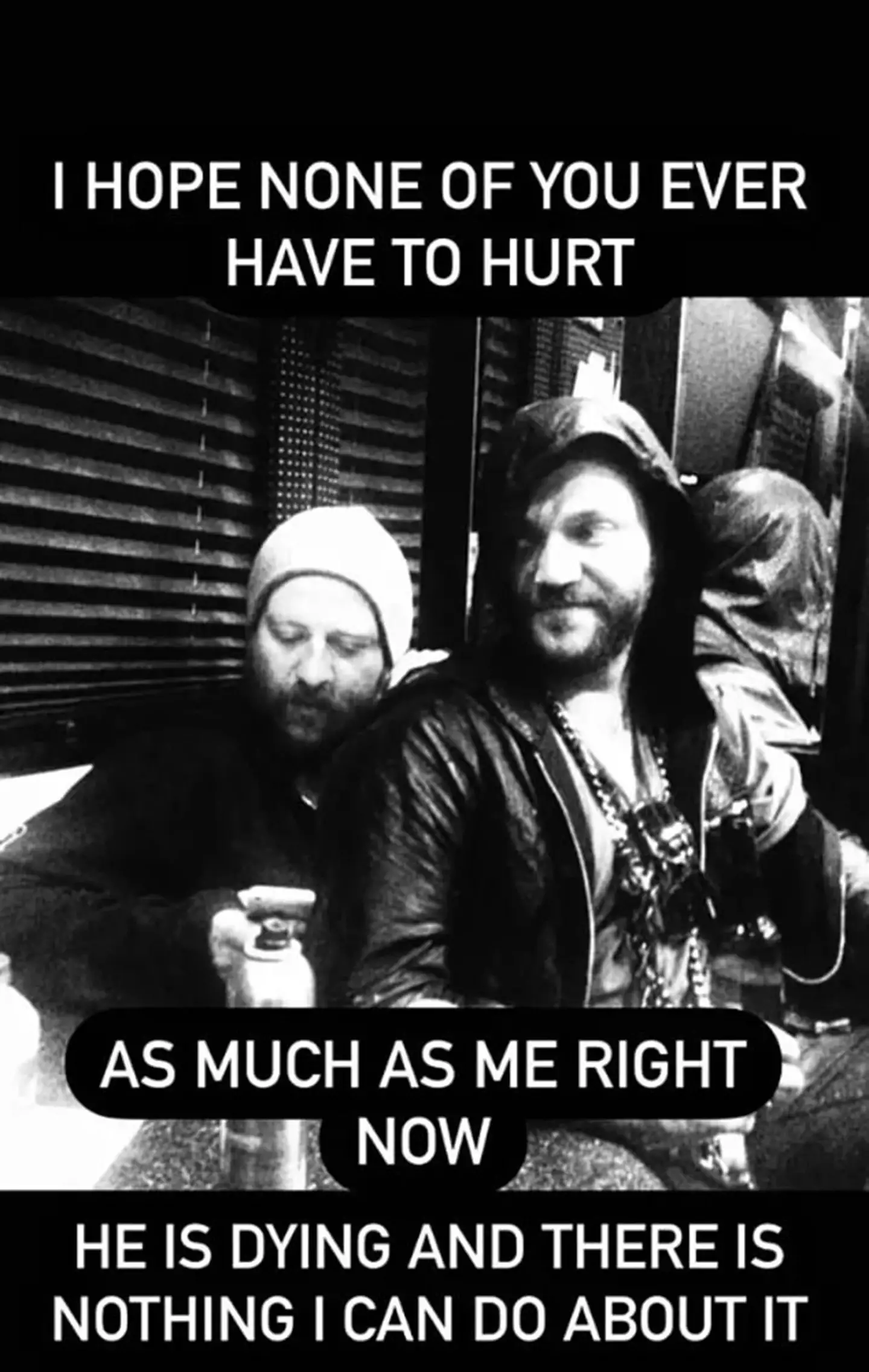 Jess recently shared an emotional Instagram post about his brother's health.