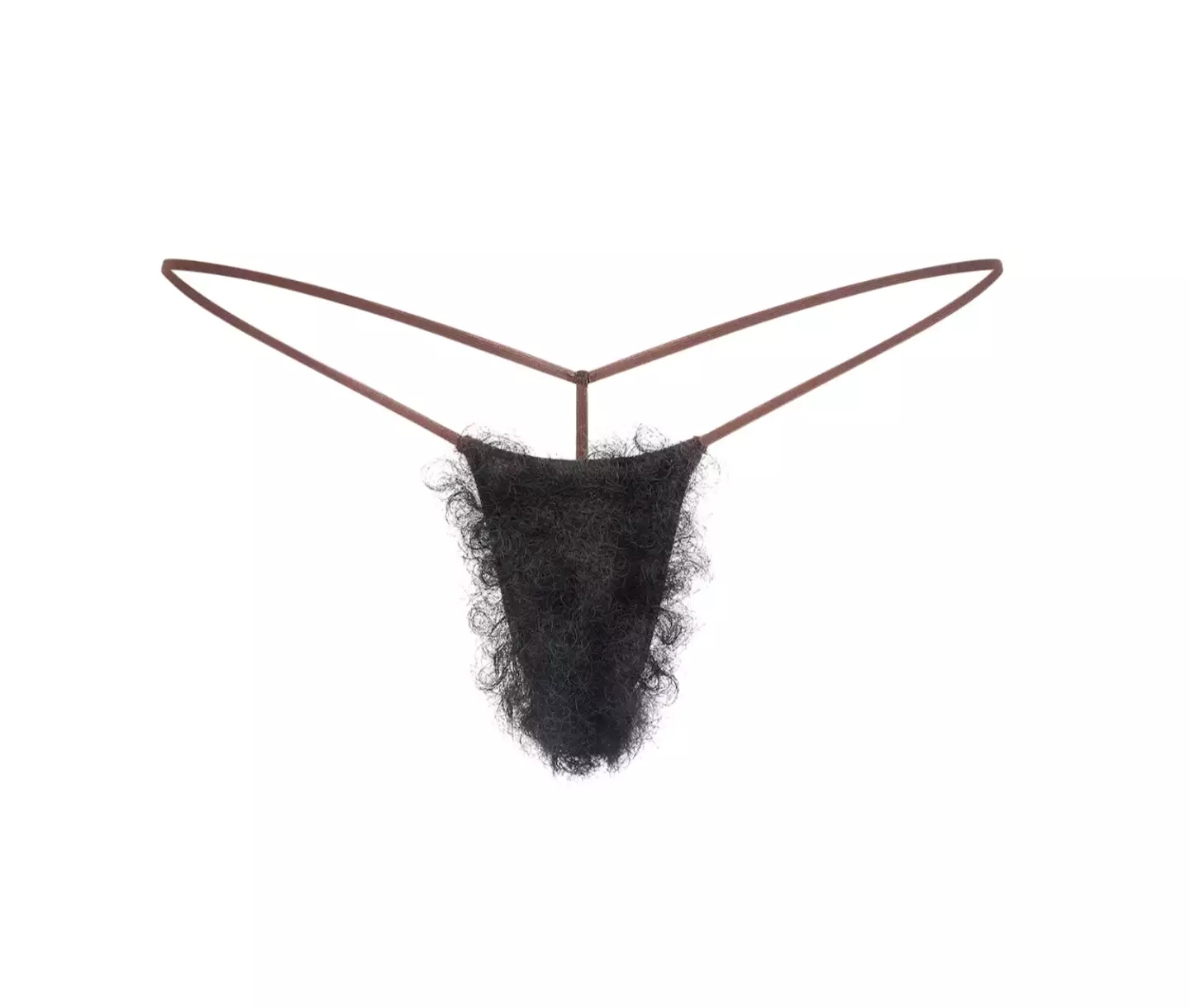 Skims latest item to shock the world is the 'faux hair micro string thong' (SKIMS)
