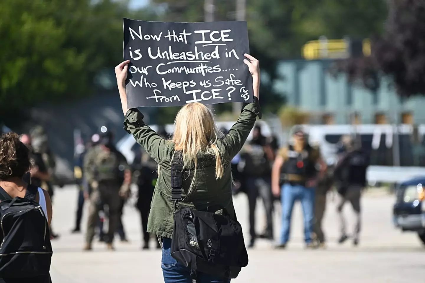 Protests against ICE have erupted across the US (Jacek Boczarski/Anadolu via Getty Images)