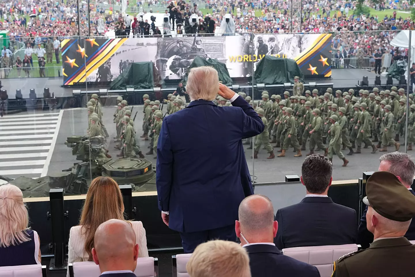 Trump had been dreaming of a military parade for years (Doug Mills - Pool/Getty Images)