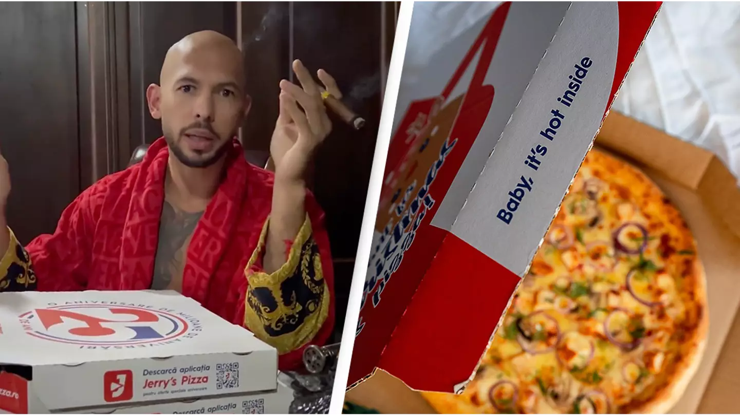 People are flooding a Romanian pizza company with good reviews after Andrew Tate got arrested