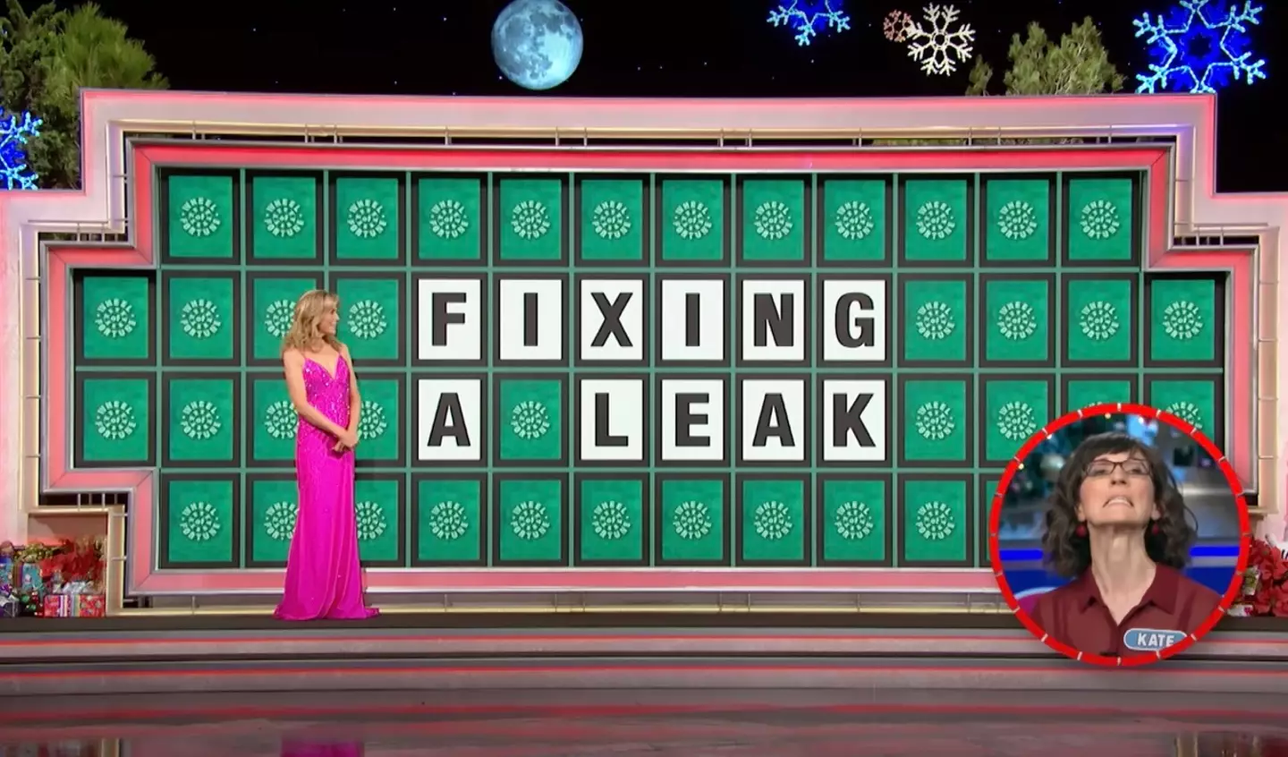 On last month's episode of Wheel of Fortune, contestant Kate has just 10 seconds to complete her challenge.