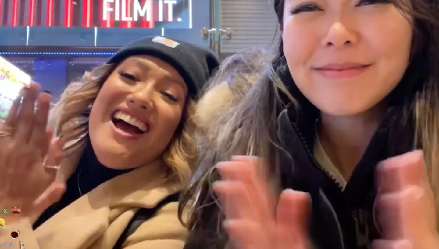 Emily was surprised at the sudden interruption.