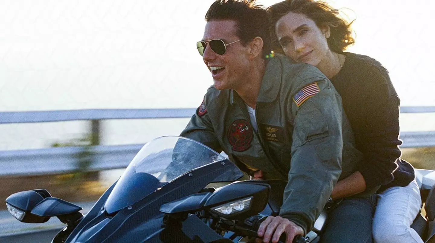 Tom Cruise and Jennifer Connelly in Top Gun: Maverick.