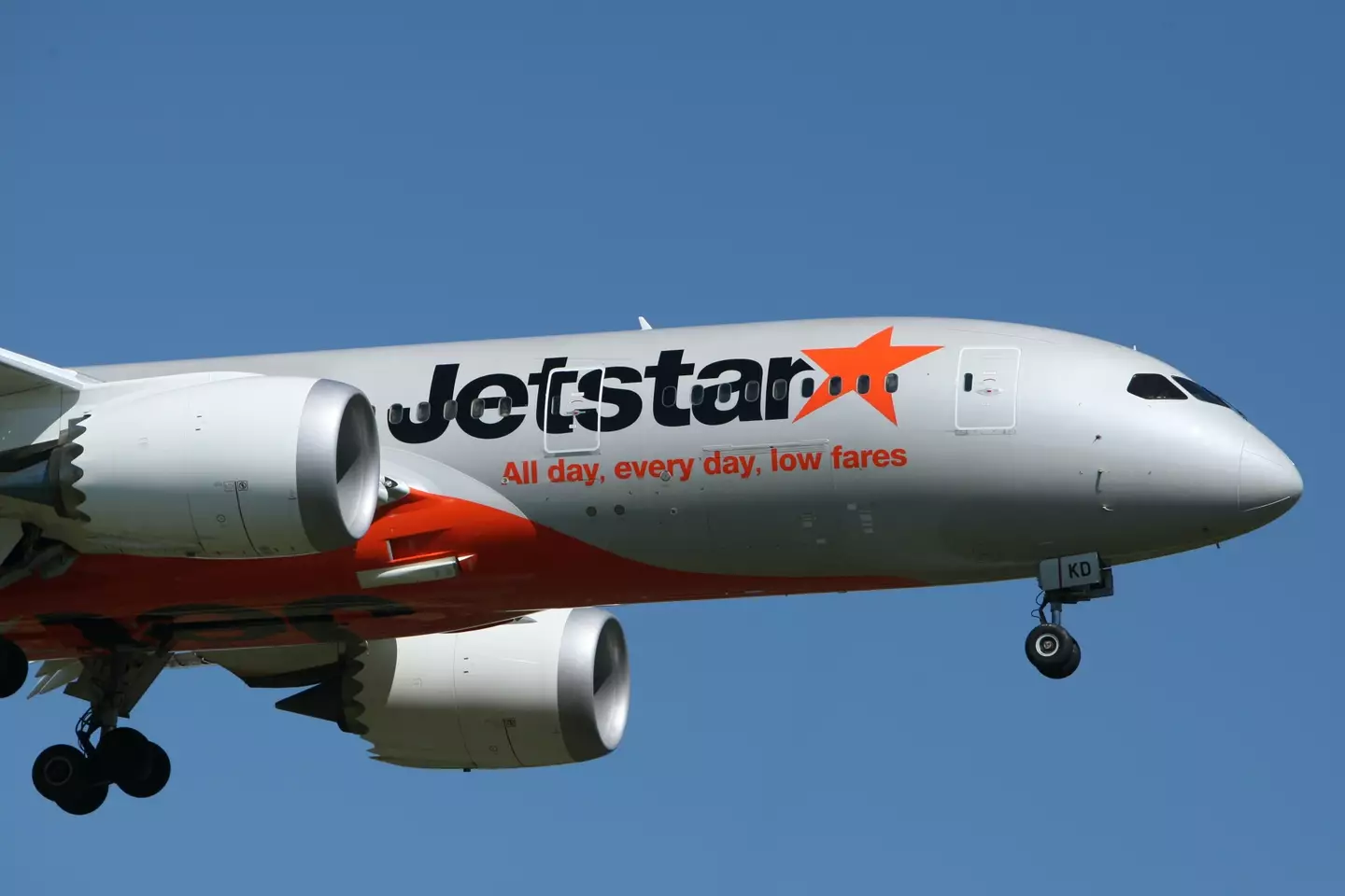 Holly was flying with Jetstar.