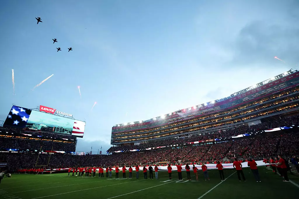 This year's Super Bowl takes place at Levi's Stadium, Santa Clarita, California (Ezra Shaw/Getty Images)
