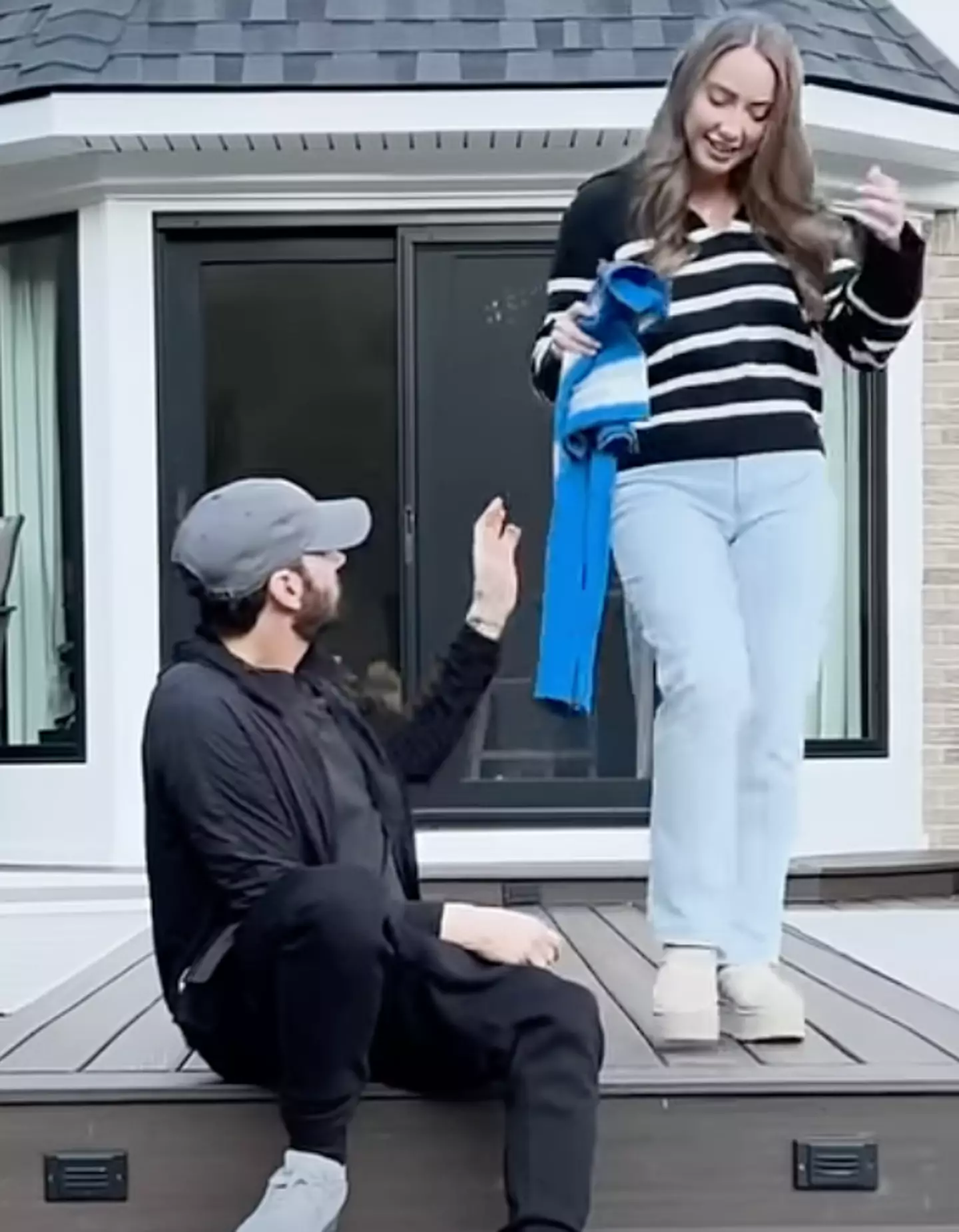 The music video for 'Temporary' revealed Hailie Jade is pregnant (YouTube/ Eminem)