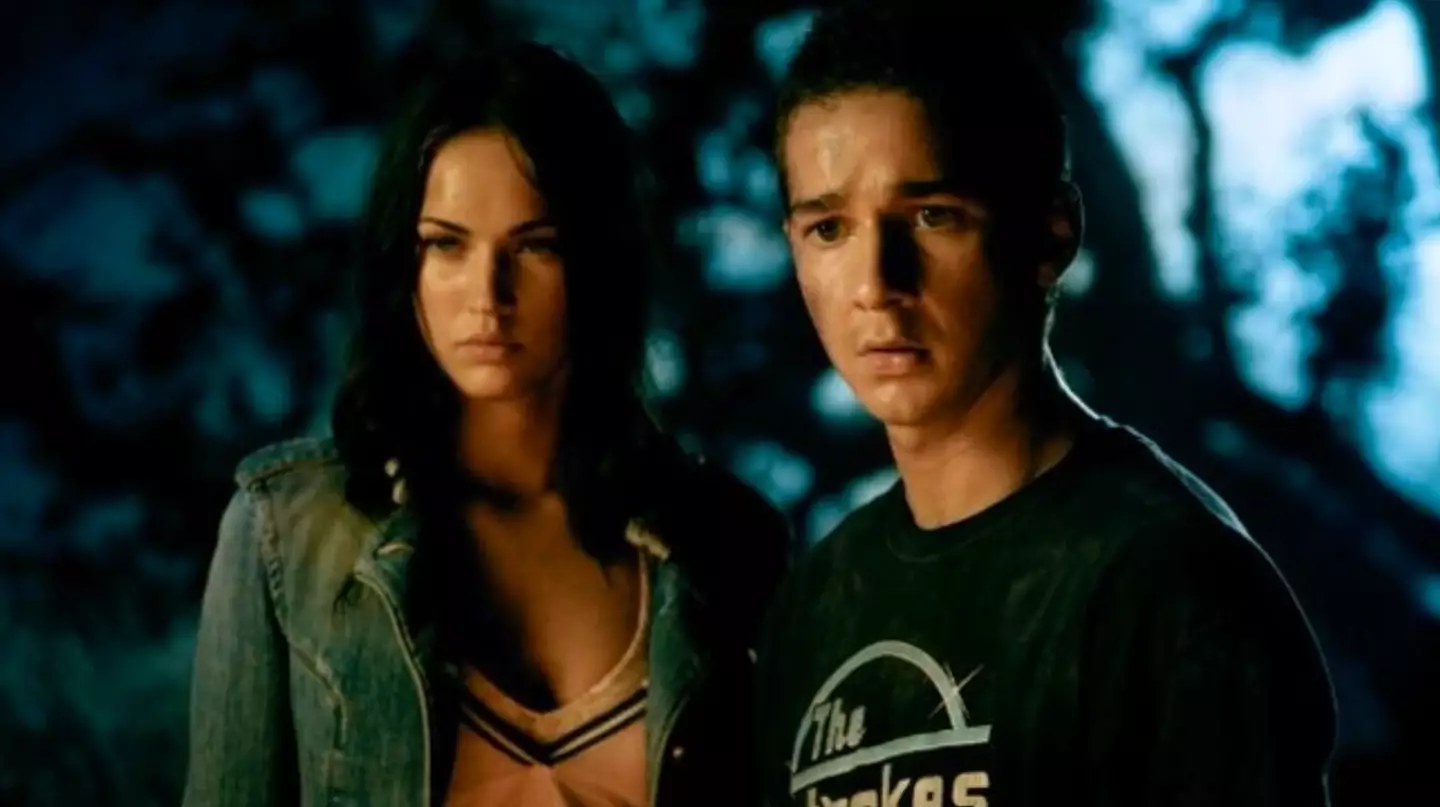 Megan Fox and Shia LaBeouf in Transformers.