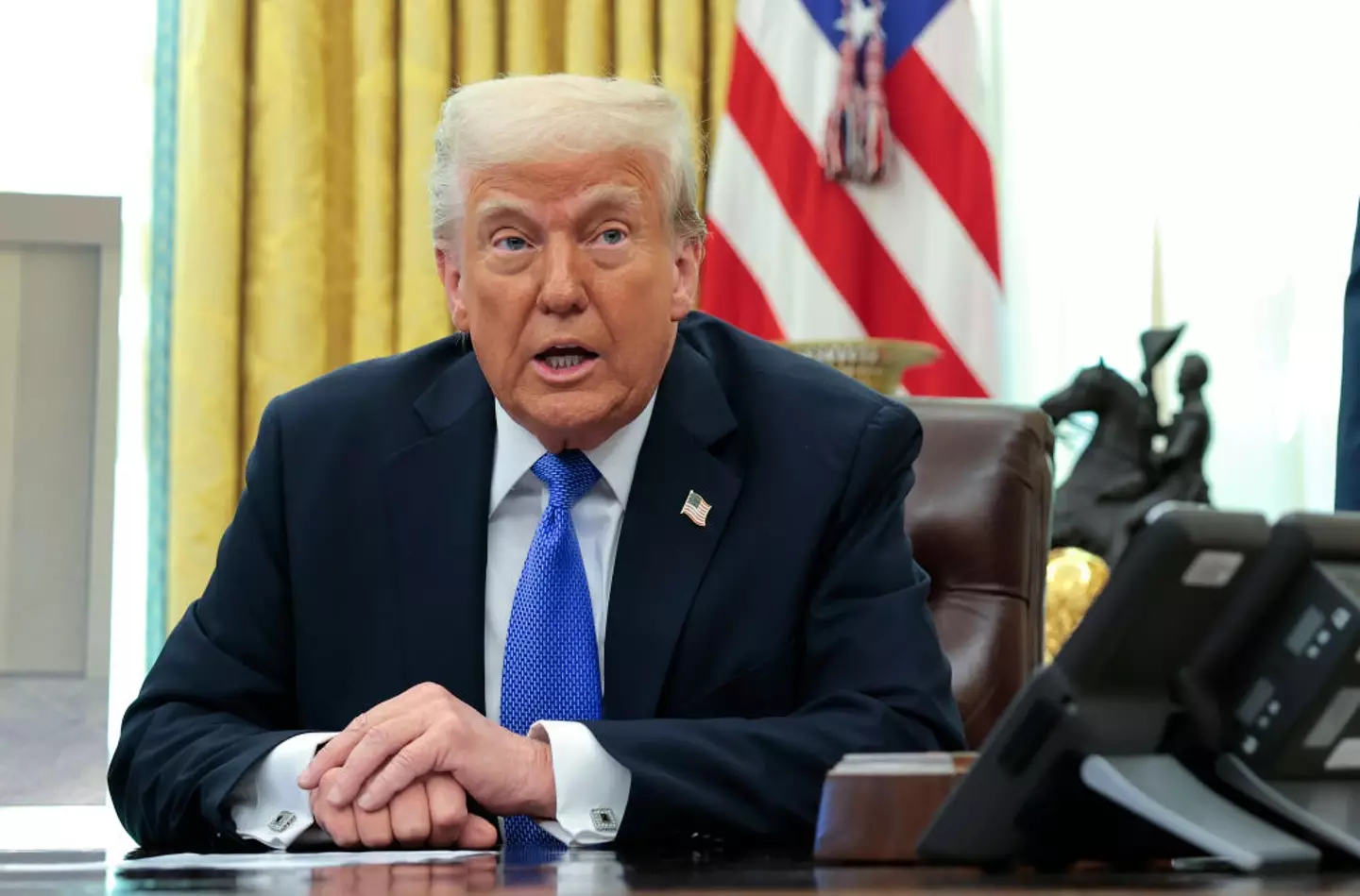 The POTUS is looking to revoke the legal status of hundreds of thousands of people in the US (Anna Moneymaker/Getty Images)