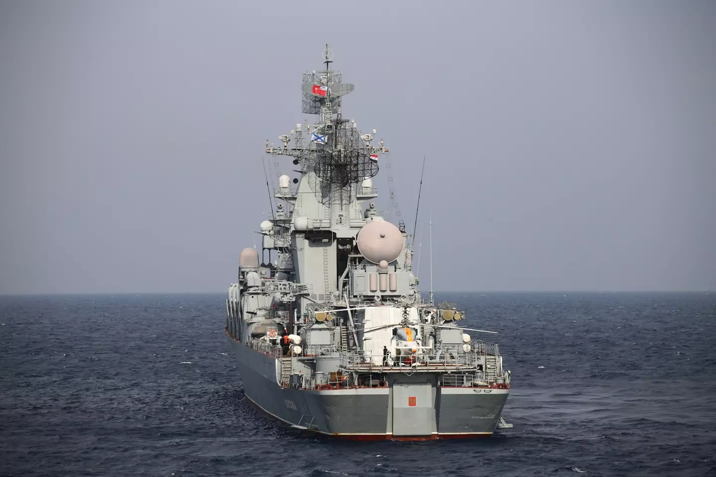 Russia's Moskva missile cruiser in 2015.