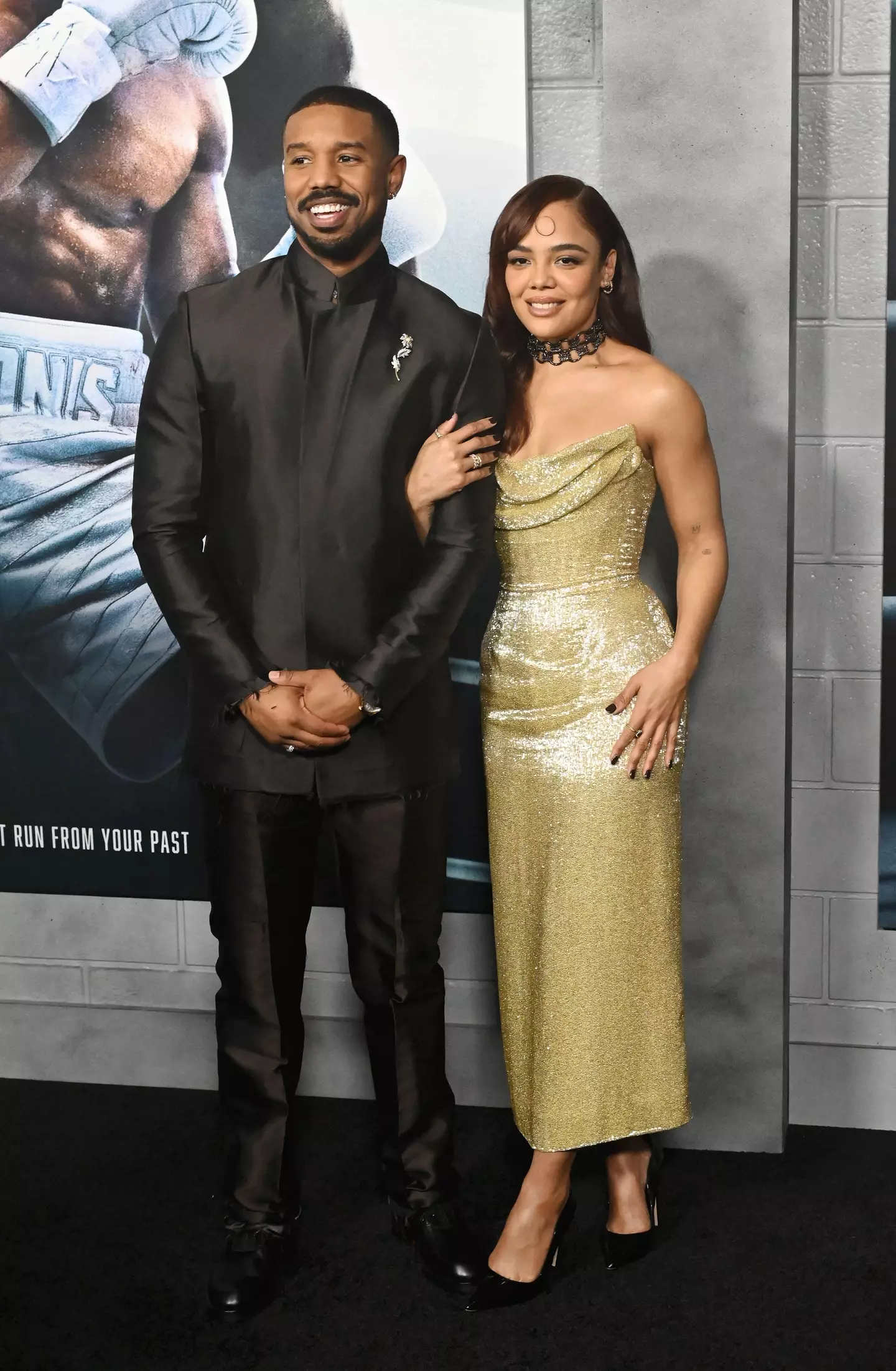 Michael B. Jordan and Tessa Thompson attended couple's therapy together.