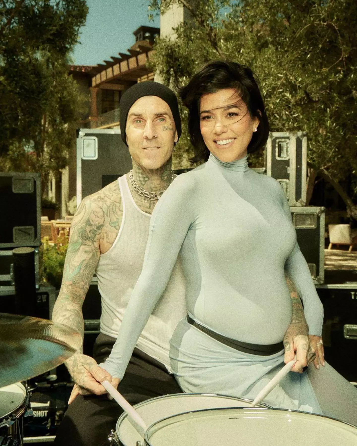 Kourtney explained she's been working less since Rocky was born (Instagram/@kourtneykardash)