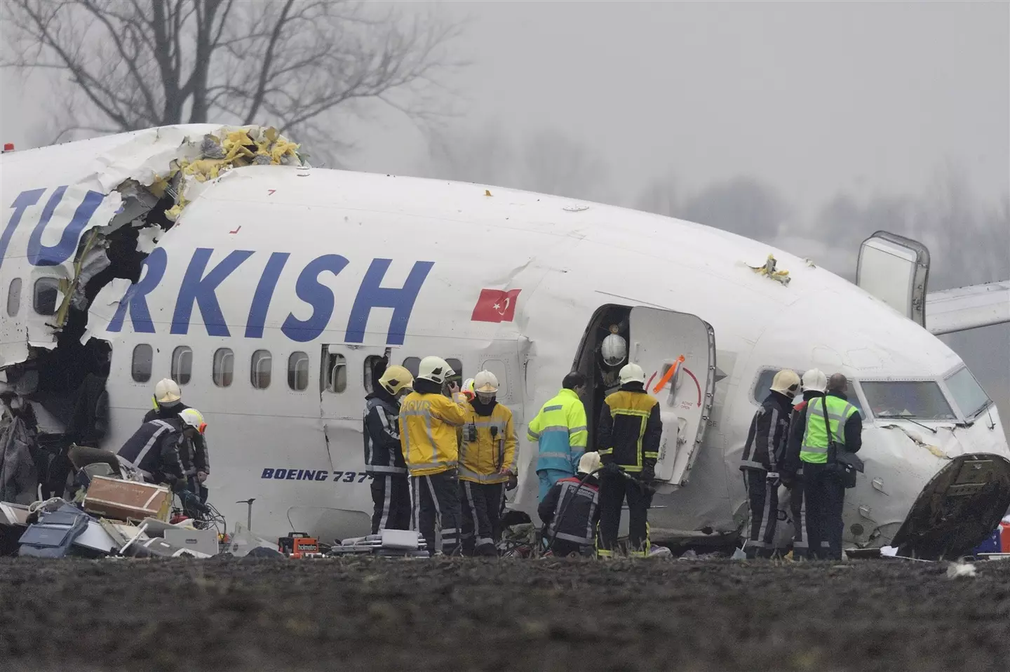 Also among the pictures sent to passengers were images of Turkish Airlines Flight 195, which crashed in 2009.