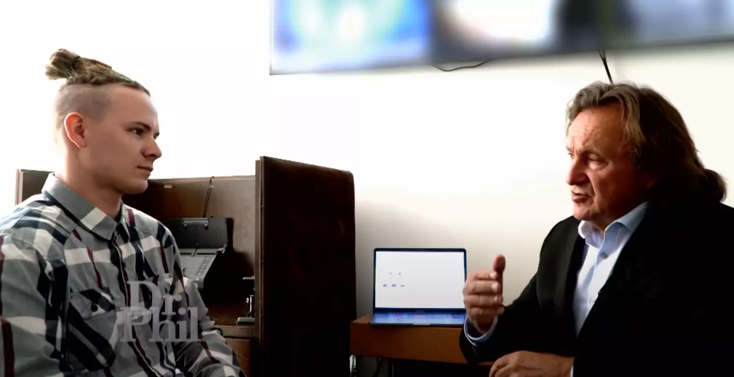 Brenden sat down to discuss the results with Dr Bradley Jabour (YouTube/Dr. Phil)